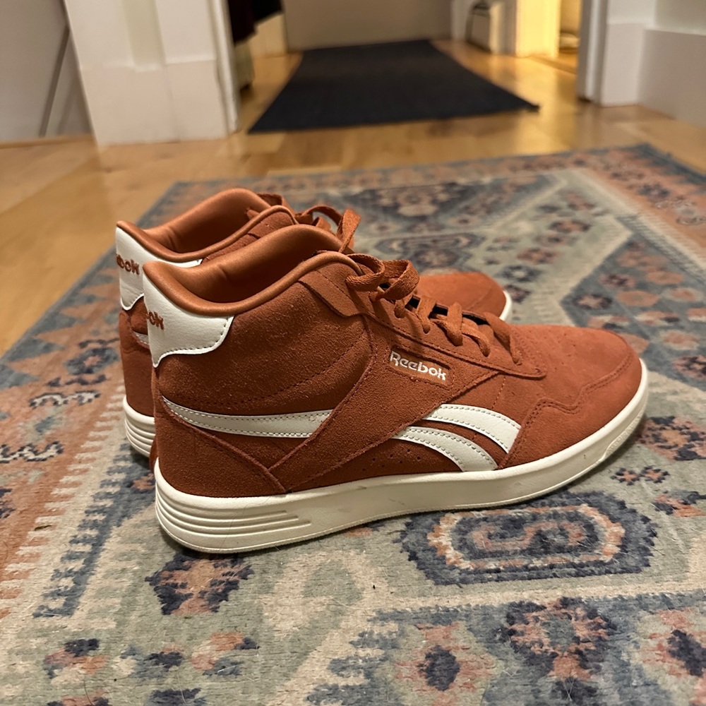 Reebok Womens Club Hi HR2016 Brown Casual Shoes Sneakers Size 8.5